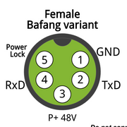 Bafang 5 pin display connector.png