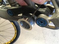 PF-41 adapter for Pressfit bottom brackets - Luna Cycle