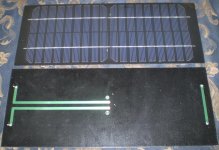 Solar panels 18V 5W raw front and back.JPG