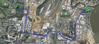 17 Newstead Ave, Newstead QLD 4006 to Allom St, Windsor QLD 4030 - Google Maps.png