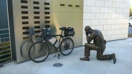 bike next to the fallen police officer memorial at rio hondo college.jpg