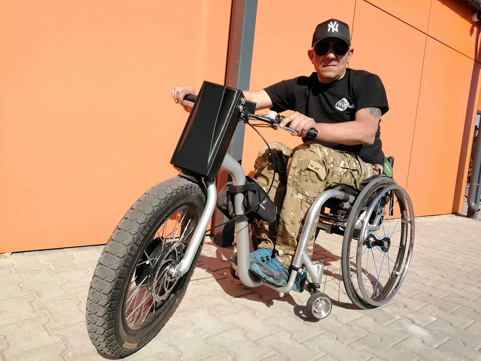 Electric Wheelchair Attachment - DIY | Endless Sphere DIY EV Forum