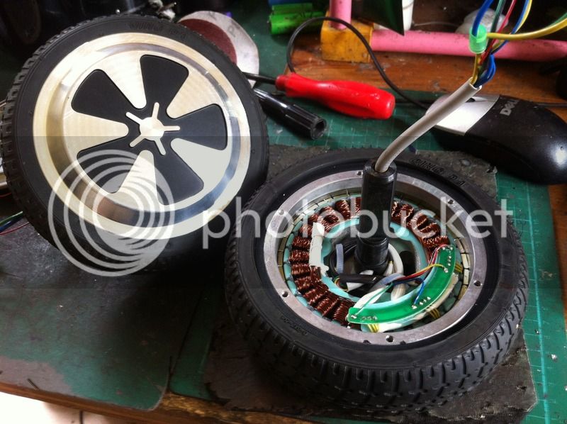 hoverboard wheels for scooter | Endless Sphere DIY EV Forum