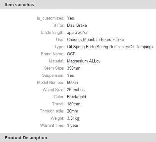 Low cost Down Hill Triple Crown Fork | Endless Sphere DIY EV Forum